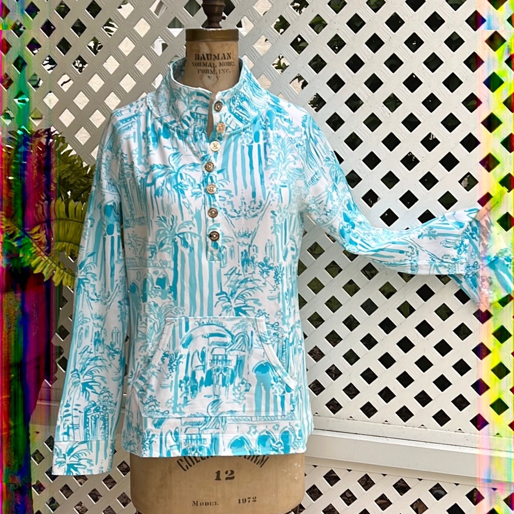 Lilly Pulitzer Pullover Jacket L